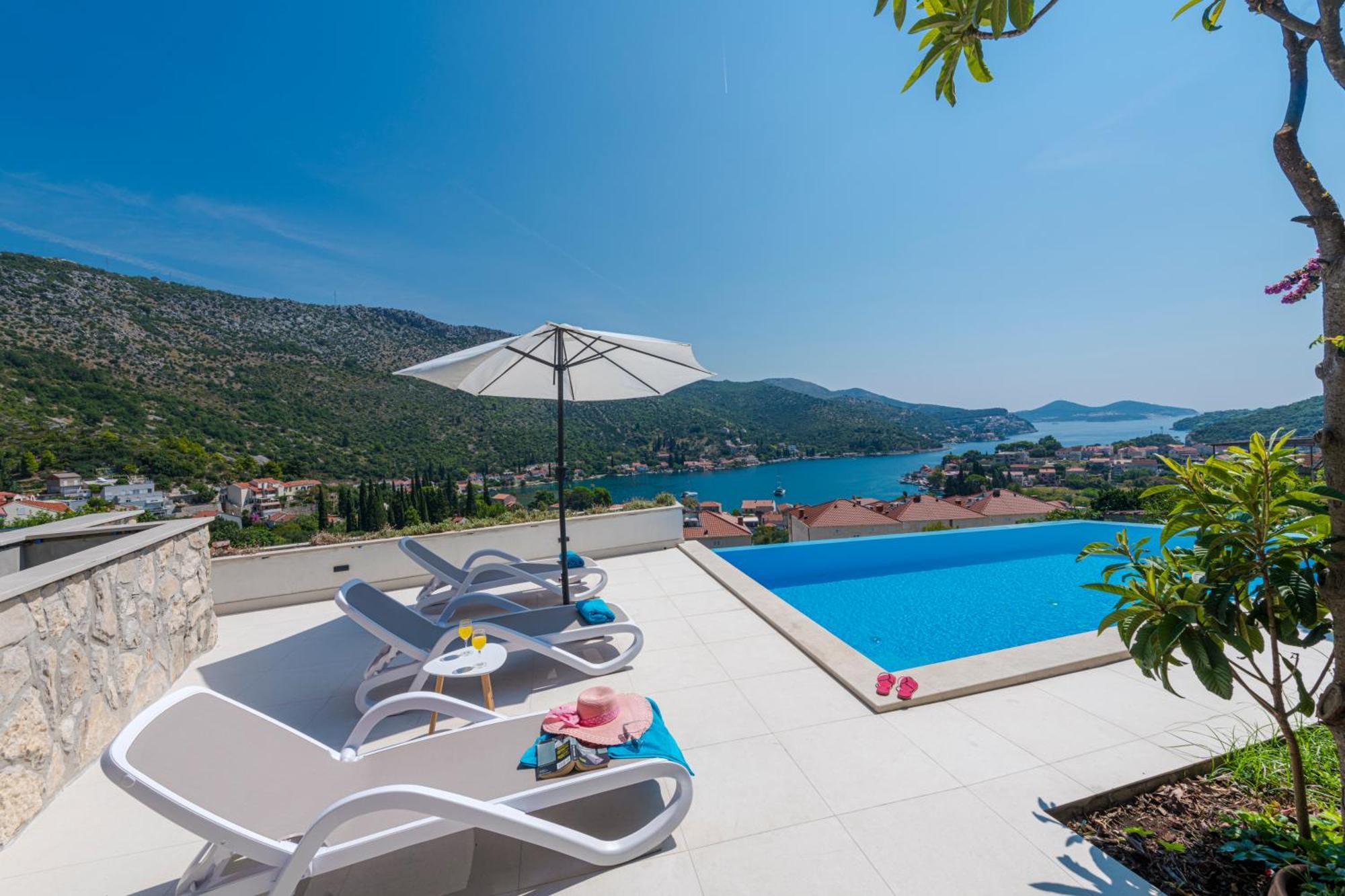 Villa Mardia- Sea View Infinity Pool Built 2023 Zaton (Dubrovnik-Neretva) Exterior foto