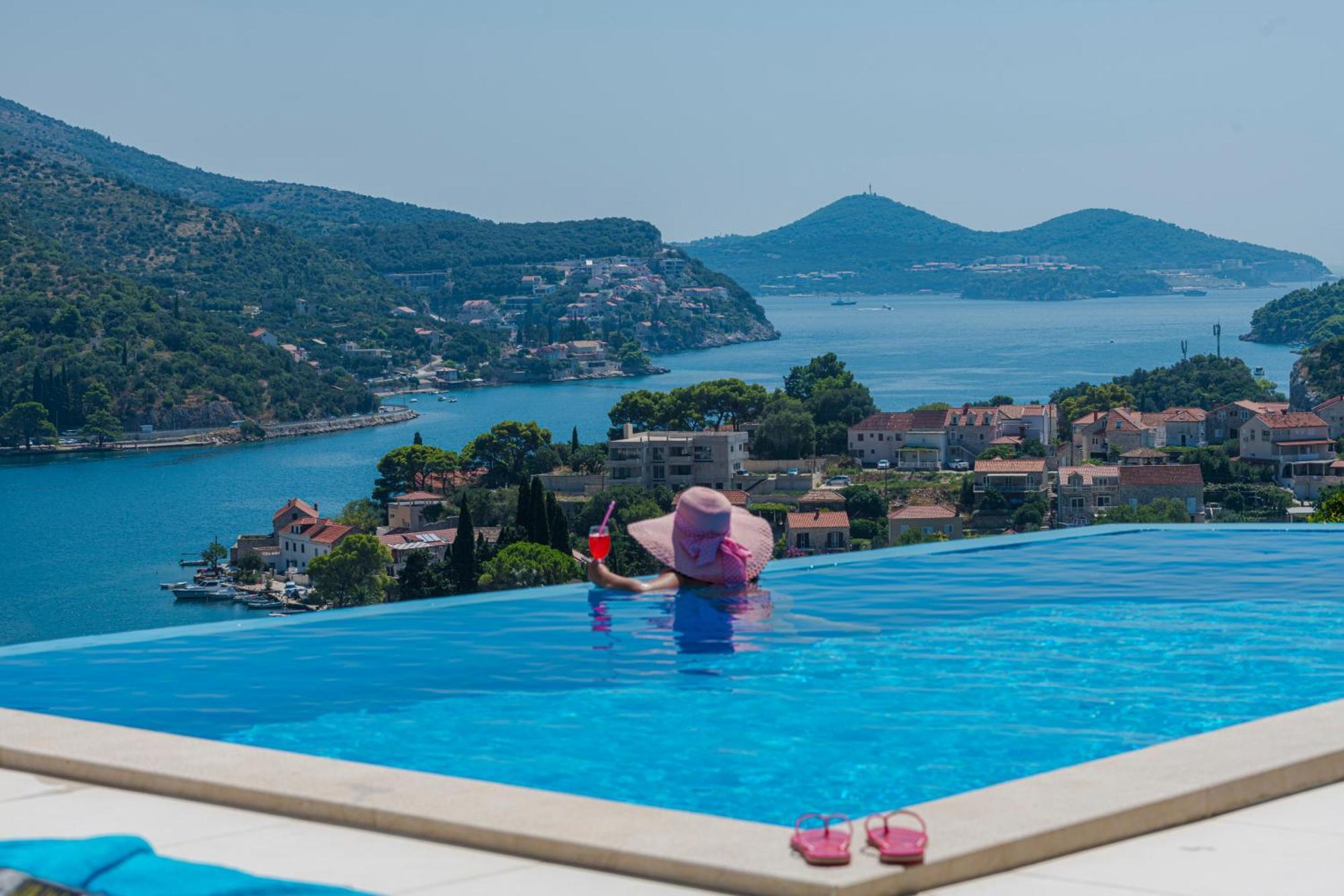 Villa Mardia- Sea View Infinity Pool Built 2023 Zaton (Dubrovnik-Neretva) Exterior foto